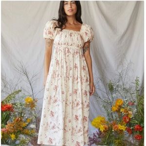 Christy Dawn Addison Dress in Redwood Toile